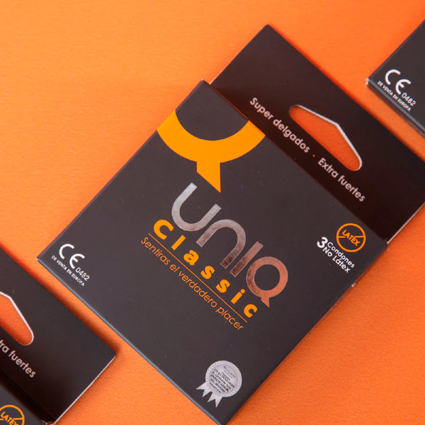 CONDÓN UNIQ CLASSIC SIN LÁTEX CAJA X 3