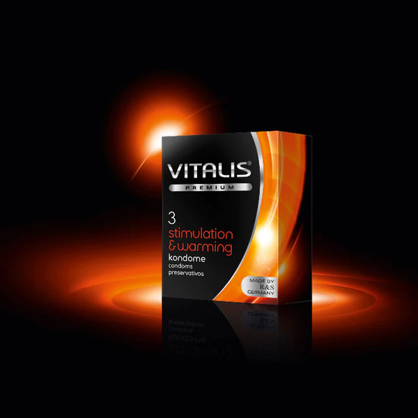 CONDÓN VITALIS STIMULATION & WARMING CAJA X 3