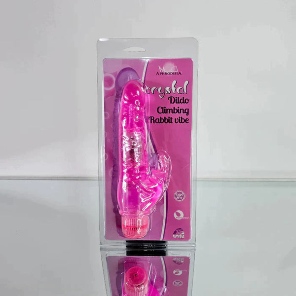 VIBRADOR CRYSTAL CLIMBING RABBIT ROSADO APHRODISIA