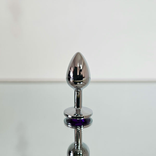 PLUG ANAL JOYA REDONDA PEQUEÑO MORADO