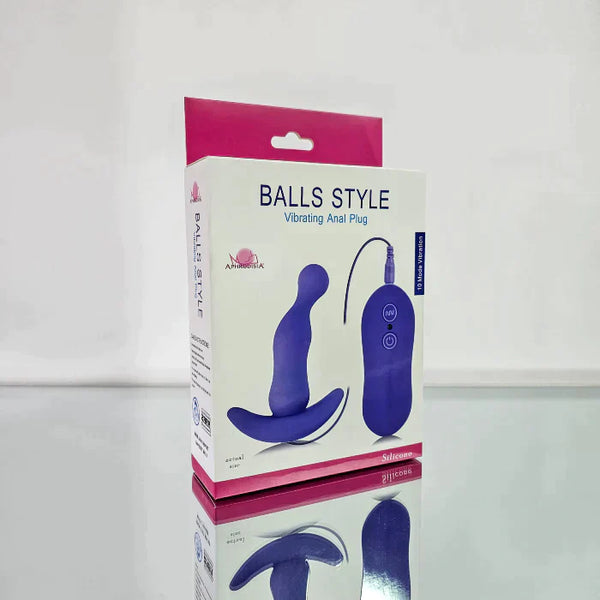 VIBRADOR ANAL BALLS STYLE NEGRO APHRODISIA