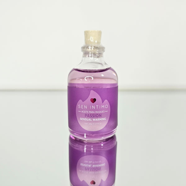 ACEITE PARA MASAJES PASSION SENSUAL WARMING 60ml SEN INTIMO