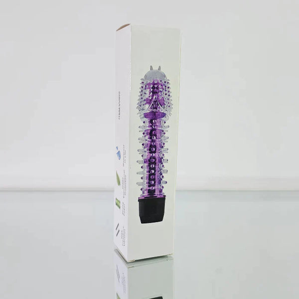 VIBRADOR TRANSLUCIDO CRYSTAL TICKLER MORADO