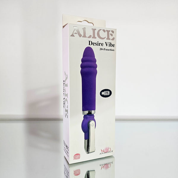 VIBRADOR ALICE DESIRE VIBE TAMI ROSADO