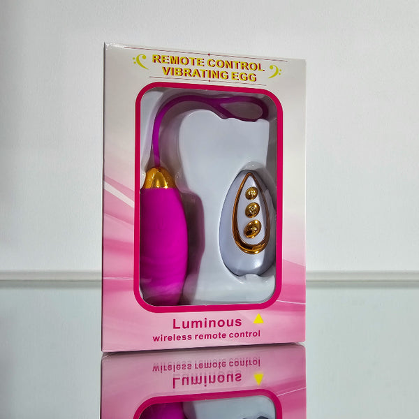 HUEVO VIBRADOR LUMINOUS WIRELESS REMOTE CONTROL MORADO