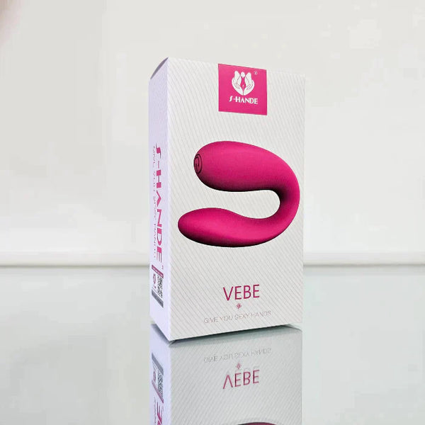 VIBRADOR PARA PAREJAS VEBE MORADO S-HANDE