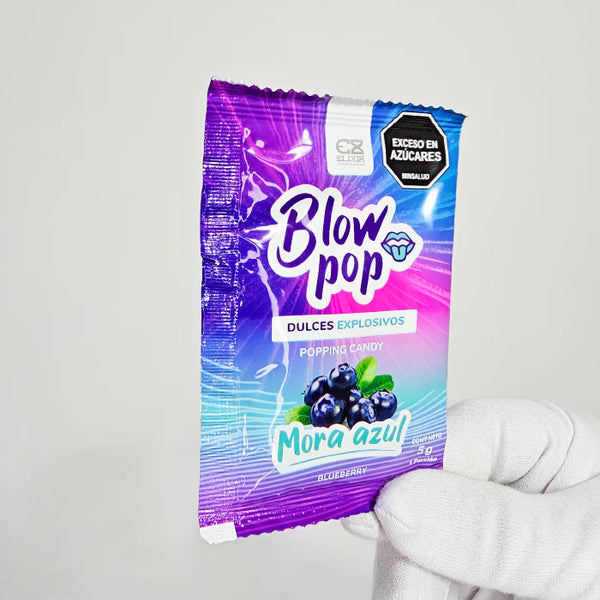 BLOW POP ELIXIR 5gr MORA AZUL PARA SEXO ORAL