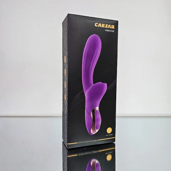 VIBRADOR SUCCIONADOR CAESAR MORADO