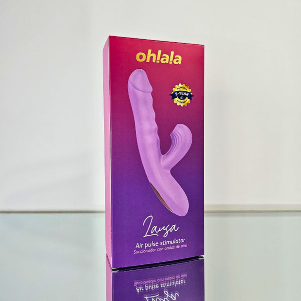 VIBRADOR TELESCÓPICO SUCCIONADOR LAUSA OHLALA