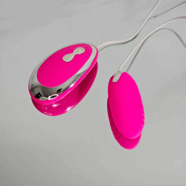 HUEVO VIBRADOR XXOO SILICONA MEDICADA ROSADO