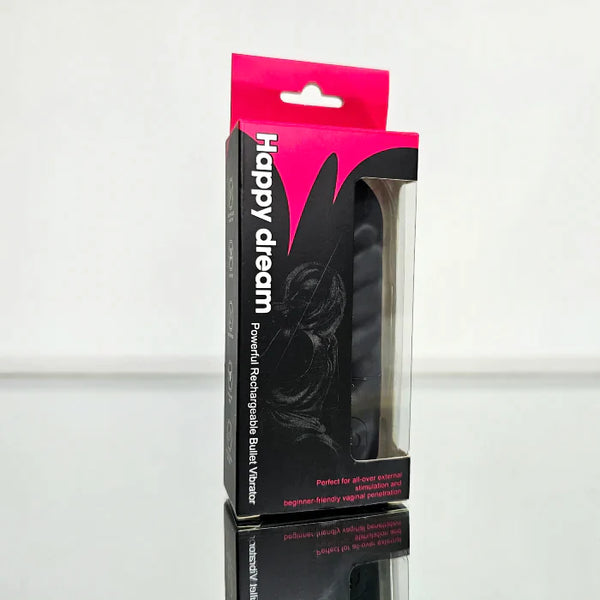 BALA VIBRADORA HAPPY DREAM RECARGABLE 10 VELOCIDADES NEGRO